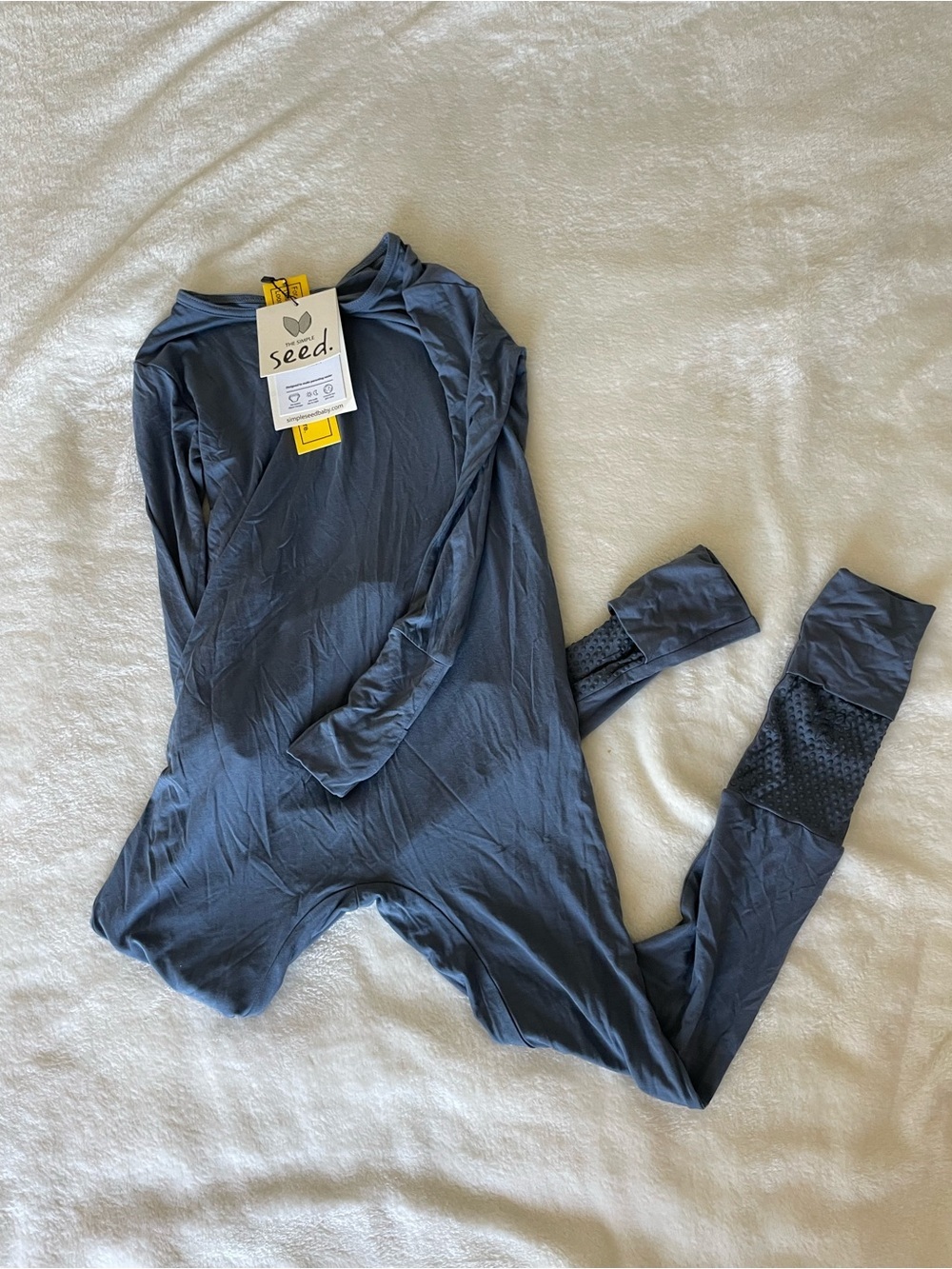 The Simple Seed Long-Sleeve Kids One-Piece Bodysuit